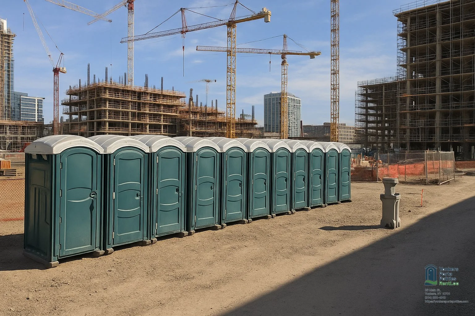 construction site porta potty rental near yonkers