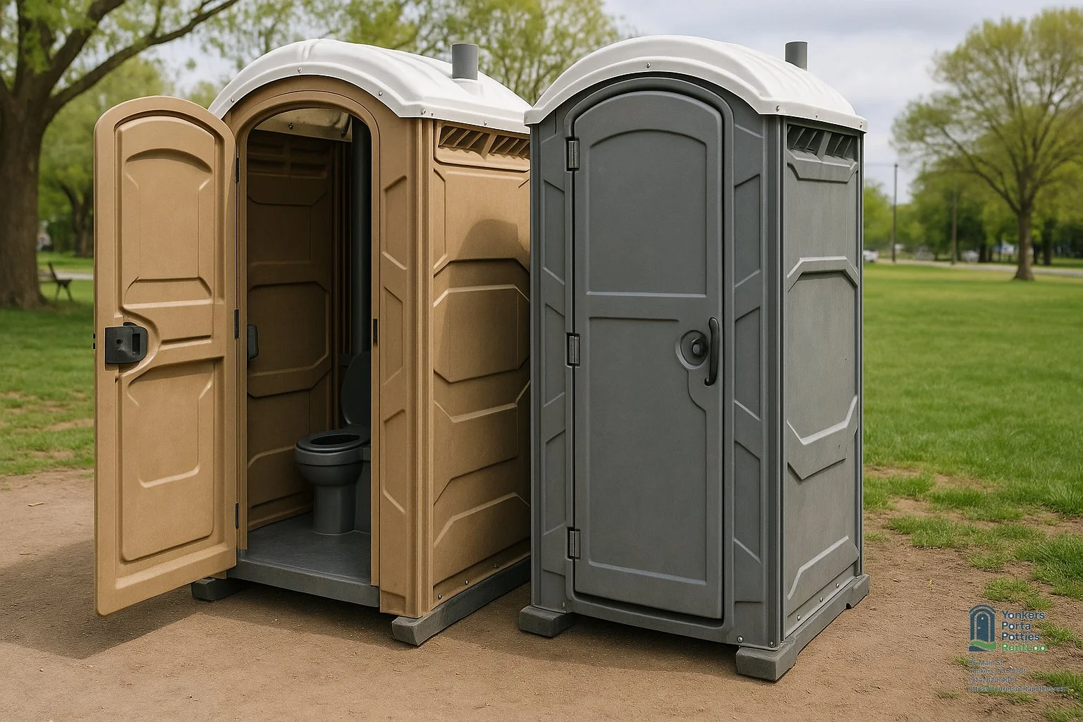 deluxe flushable portable toilet rental in yonkers